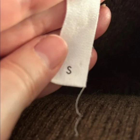 Amadi Anthropologie Women’s Alma Cozy Cardigan Ribbed Belted Brown - Picture 9 of 11